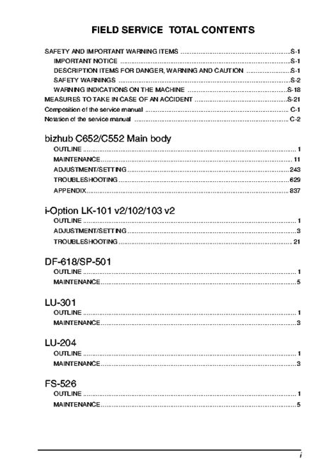 Windows xp, vista, 7, 8, 10. KONICA-MINOLTA BIZHUB C652 C552 VER.1.0 Service Manual download, schematics, eeprom, repair info ...