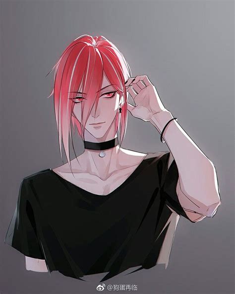 Pin By Q喵 On Art In 2019 Cool Anime Guys Red Hair Anime