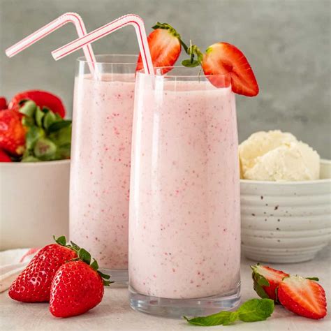 Strawberry Milkshake Recipe Valentina S Corner