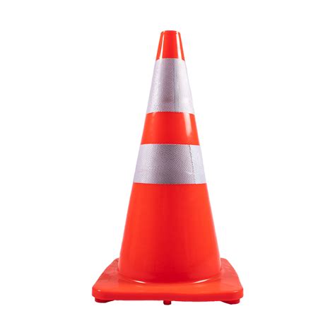 Orange Road Cone With Reflective Tape 700mm Protekta Safety Gear