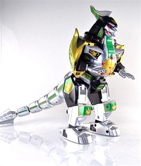 .dragonzord was originally designed for the 2010 power rangers line and just never released or if it was newly designed for the legacy toys, but either it's also really cool that the legacy dragonzord is balanced enough that it can hold the power staff unassisted. Mighty Morphin Power Rangers Legacy Dragonzord Gallery ...