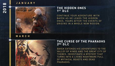 Ubisoft Announces Release Dates For Assassin S Creed Origins DLC Packs