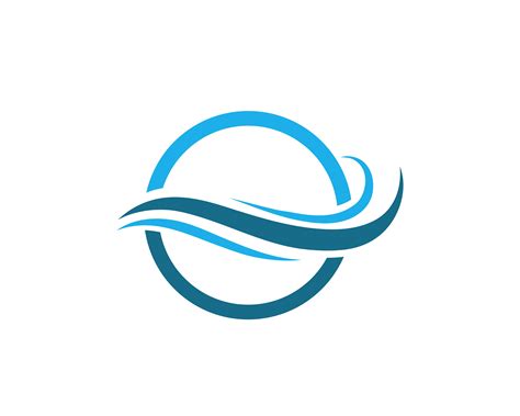 Water Wave Symbol And Icon Logo Template Vectors 580156 Vector Art At