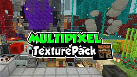 Update Terbaru Multipixel Texture Pack Minecraft Pe 118