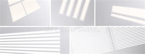 Window Shadows On Wall Floor Or Ceiling Light Stock Vector