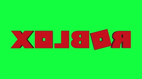 Roblox Green Screen Logo Loop Chroma Animation YouTube