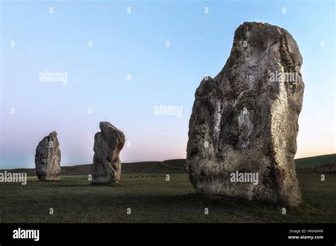 Avebury Rings Stone Circle Wiltshire England Uk Stock Photo Alamy