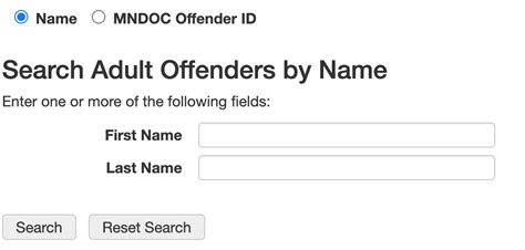 Minnesota Inmate Search Minnesota Department Of Corrections Offender