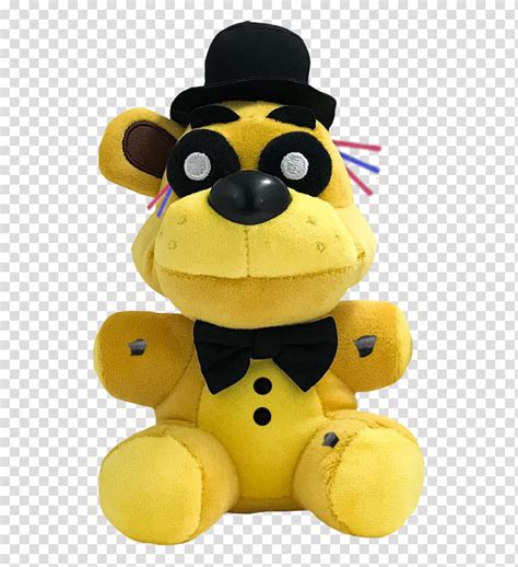 Withered Golden Freddy Plush Edit Transparent Background PNG Clipart HiClipart