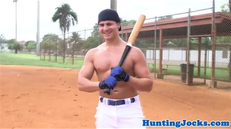 Hot Baseball Stud Sticks His Bat Up Jock Ass Eporner