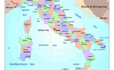 Mapa Politico De Italia Otosection