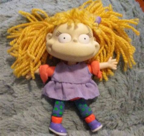Rugrats Angelica Nickelodeon Cartoons 90s Cartoons 90s Toys Rugrats Doll Plush Cute