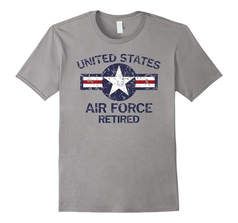 United States Air Force Retired T Shirt With Vintage Roundel Anz