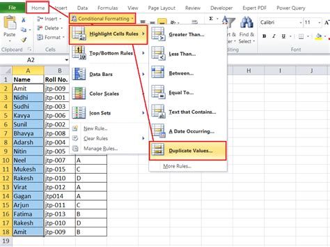 How To Find And Remove Duplicates In Microsoft Excel Javatpoint