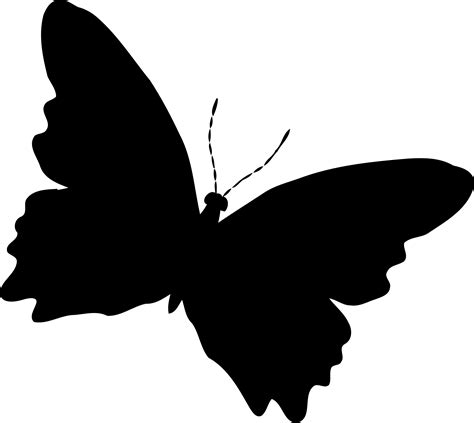 Butterfly Silhouette Clip Art Clipart Best