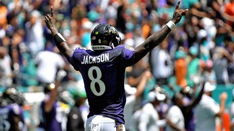 Louisville cardinals quarterback lamar jackson cemented himself as the nation's most dynamic quarterback during a 2016 season in which he tallied 51 total touchdowns en route to capturing. Lamar Jackson on five-touchdown performance for Ravens ...