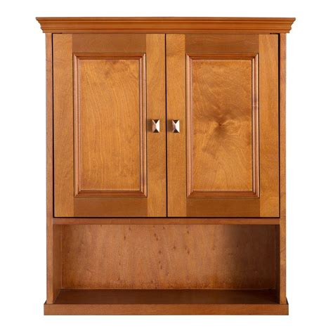 Almost any color coordinates with light oak cabinets as long as it doesn't. Foremost TRIW2427 Exhibit Wall Cabinet, Rich Cinnamon ...