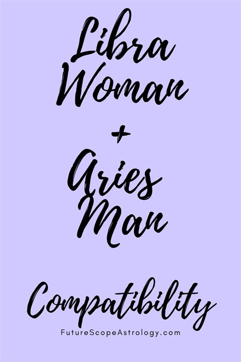 Although a relationship between a libra man and a cancer woman is usually a harmonious one, these two. Aries Man and Libra Woman: Love, Compatibility, Friendship ...