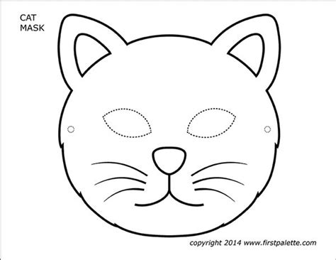 Cat Face Mask With Paper Sharan Almanza