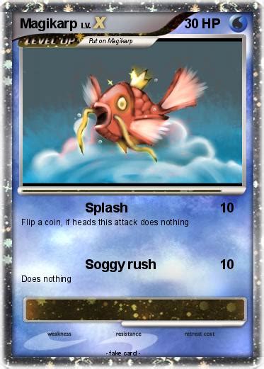 Pokémon Magikarp 668 668 Splash My Pokemon Card