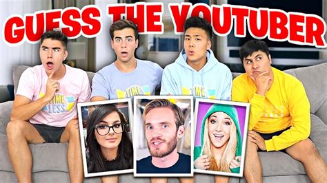 Guess The Youtuber Challenge Youtube