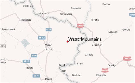 Vršac Mountains Mountain Information