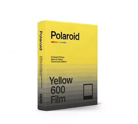 Polaroid Duochrome Film For 600 Black And Yellow