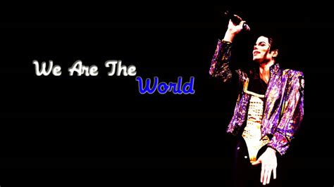Michael Jackson We Are The World Solo Version Youtube