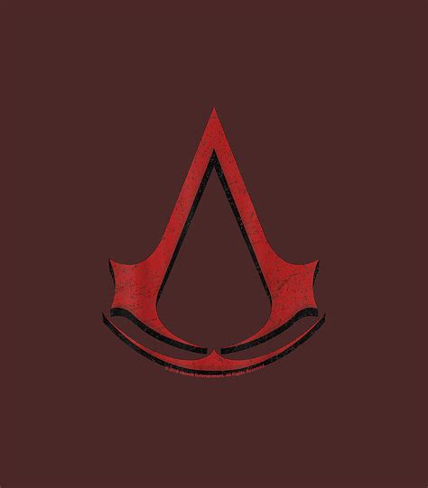 Assassins Creed Vintagetyle Red Logo Digital Art By Tommas Hawazi