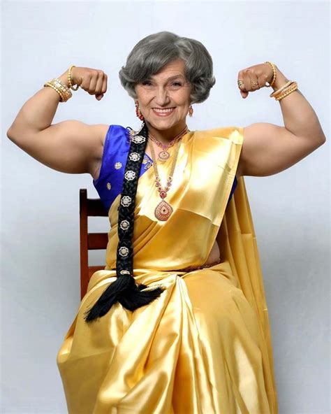 Granny Flexes Her Big Biceps Fit Mom Big Biceps Muscle Girls