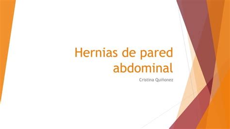 Hernias De Pared Abdominal Ppt