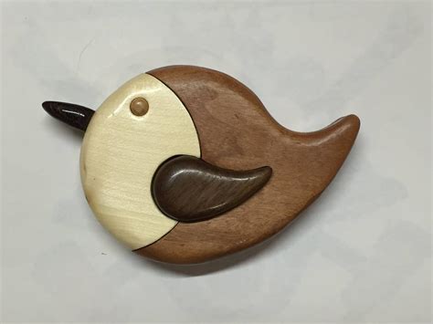 Little Bird, pattern by Danny van Wattingen. Made out of maple, kotibe ...