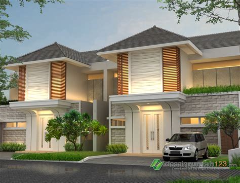 33 foto rumah minimalis ala indonesia ini sering trend di group facebook !!! Desain Rumah 2 Lantai 10x17,7 M2 Dengan 5 Ruang Tidur ...