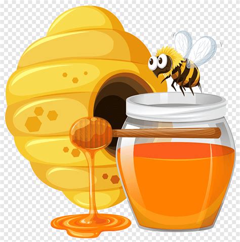 Free Download Beehive Honey Bee Cartoon Bee With Honey Cartoon
