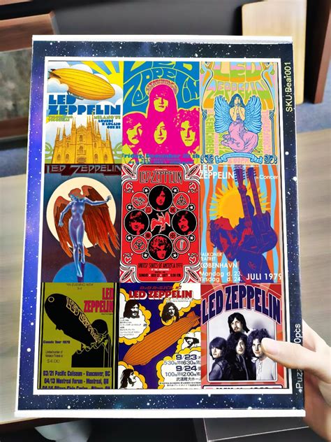 Solve times for this jigsaw puzzle. Led zeppelin rock band jigsaw puzzle