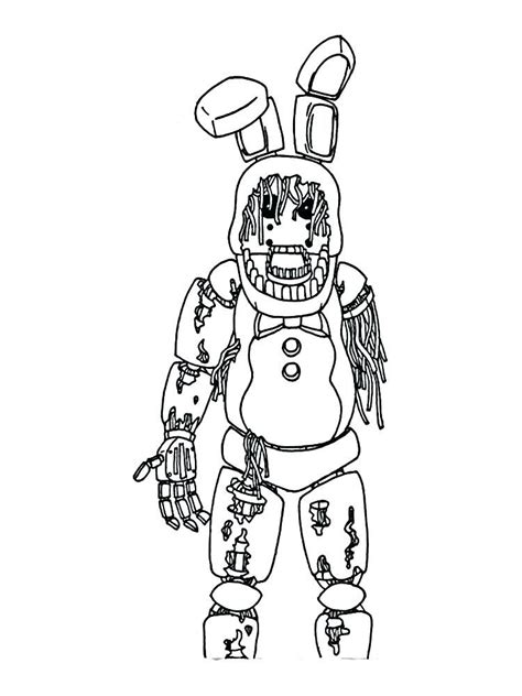 Various Five Nights At Freddys Coloring Pages Pdf To Your Kids