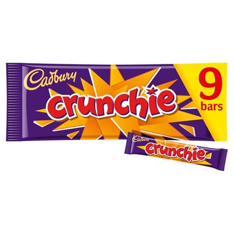 cadbury crunchie chocolate pack of 9 snacks chocolates british products nativall
