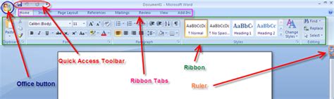 Learn Microsoft Word 2007 Step By Step Getting Familiar With The New
