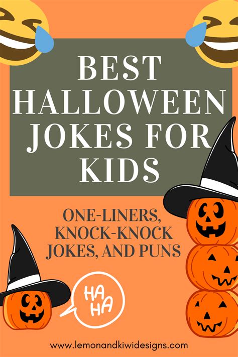 Best Halloween Jokes And Puns For Kids Lemon And Kiwi Designs