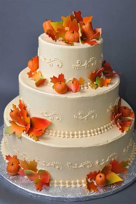 Fall Wedding Cakes That Wow Guide For 2023 Wedding Forward Fall