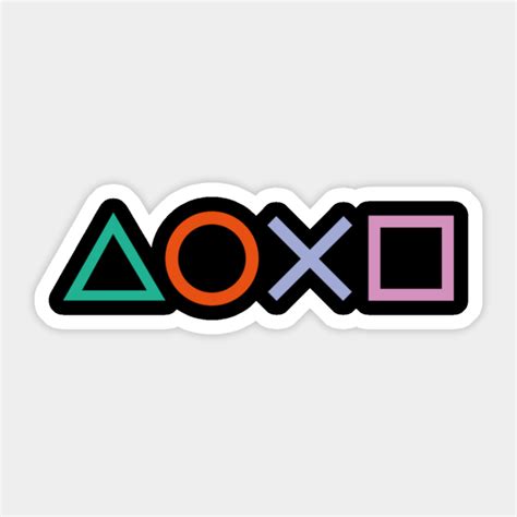 Ps4 Controller Buttons Ps4 Sticker Teepublic