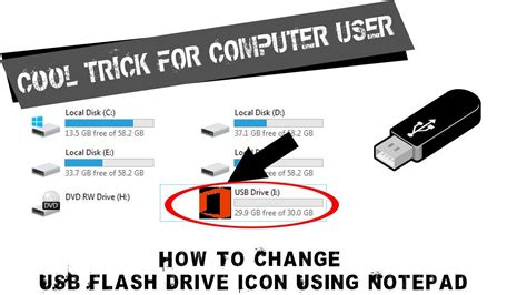 How To Change Usb Icon Storage Device Change The Icon Picture Of