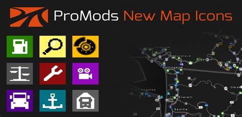 Promods New Map Icons V10 Ats 141 Haulin Ats Ets2 Mods