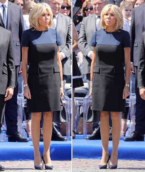 Brigitte macron, wife of french president emmanuel macron, has a great sense of fashion. Brigitte Macron: The French First Lady looked solemn as ...