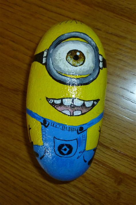 Minion Rock Painting Ideas Easy Rock Painting Designs Rock Painting