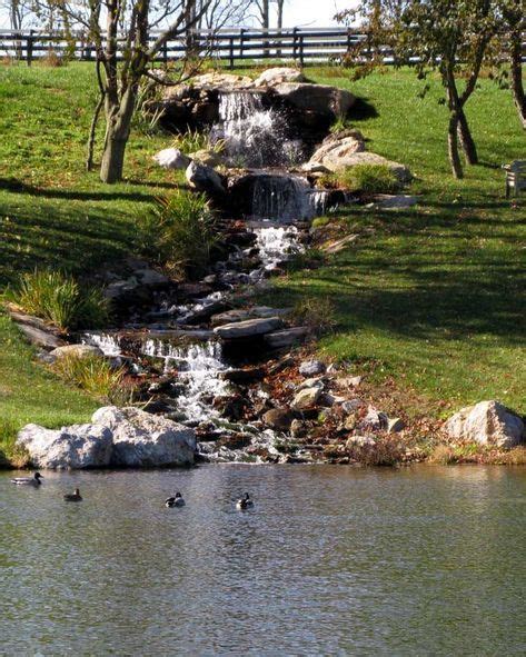 Garden Waterfalls Do It Yourself Build A Natural Waterfall Pond For