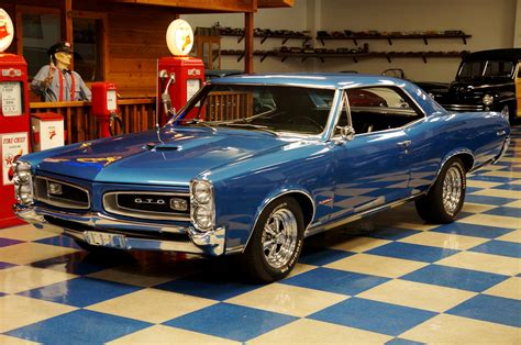 1966 Pontiac Gto Blue Aande Classic Cars