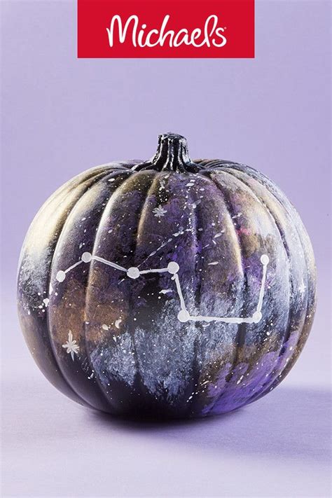 Make This Celestial Pumpkin Project It Is A Cute And Unique Diy Halloween Pumpkin Craft