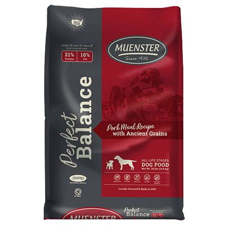 The principle espoused by natural balance in its sweet potato & fish formula is the limitation of ingredients to help minimize the allergenic potential of the dog food. Muenster Perfect Balance Pork Meal Recipe with Ancient ...