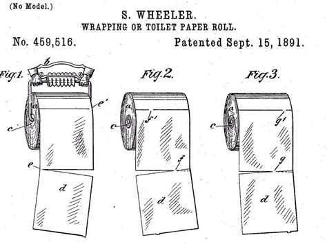 124 Year Old Patent Solves The Over Versus Under Toilet Paper Roll